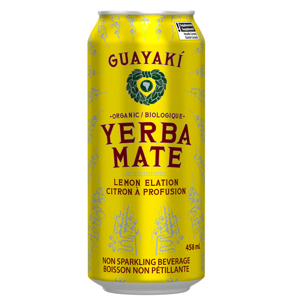 Guayaki Yerba Mate Lemon Elation (12x458ml) - Pantree