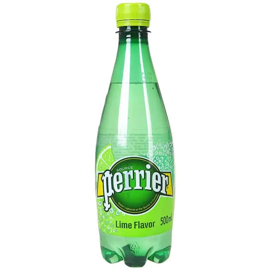 Perrier Sparkling Mineral Water (Plastic) - Lime (24x500ml) - Pantree