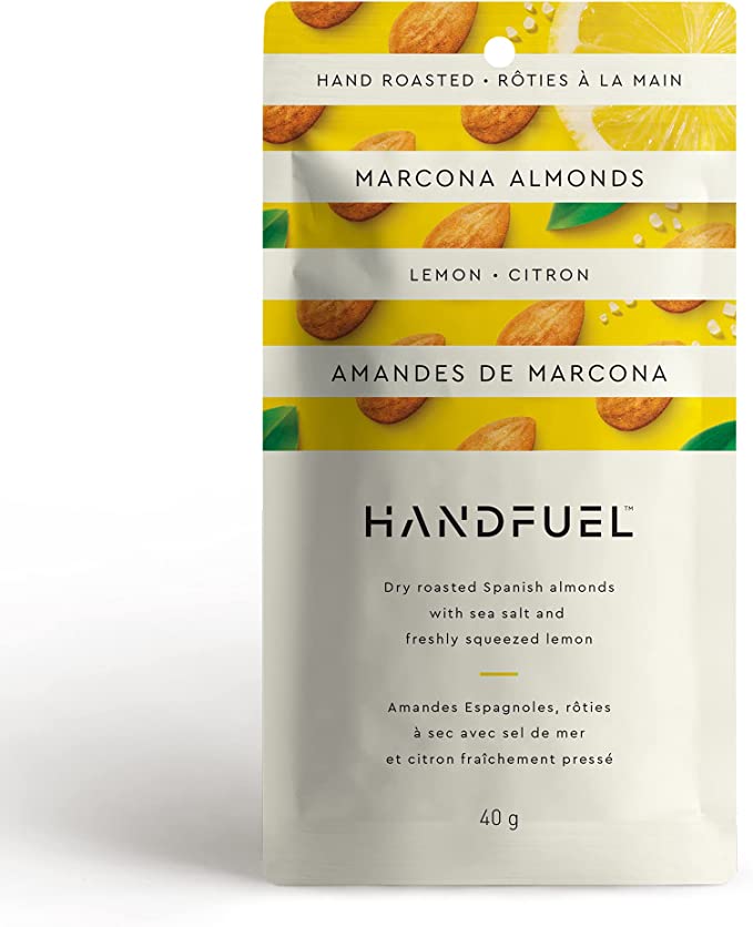 HandFuel - BULK Dry Roasted Lemon Marcona Almonds (200x40g) - Pantree
