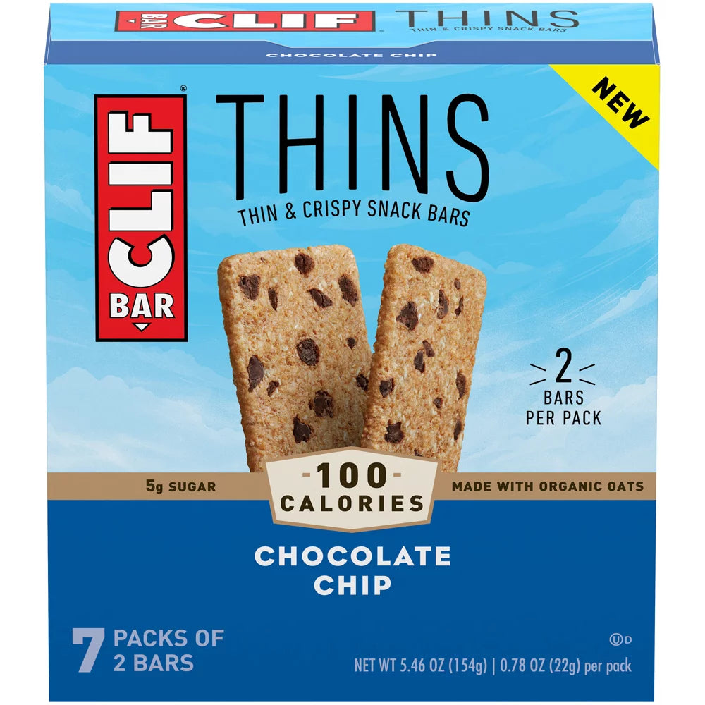 Clif Thins - Chocolate Chip (6-154g) (jit) - Pantree