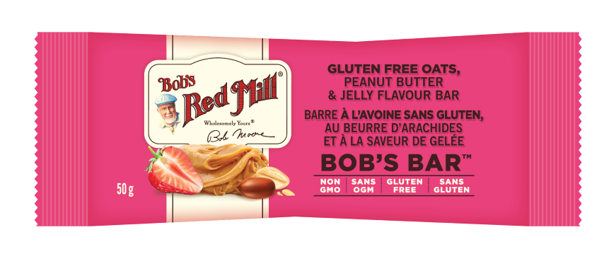 Bob's Red Mill - GF Peanut Butter & Jelly Flavour Bar (12x50g) (jit) - Pantree