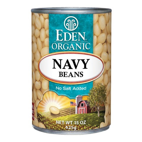 Eden Foods Navy Beans (12-398 mL) (jit) - Pantree