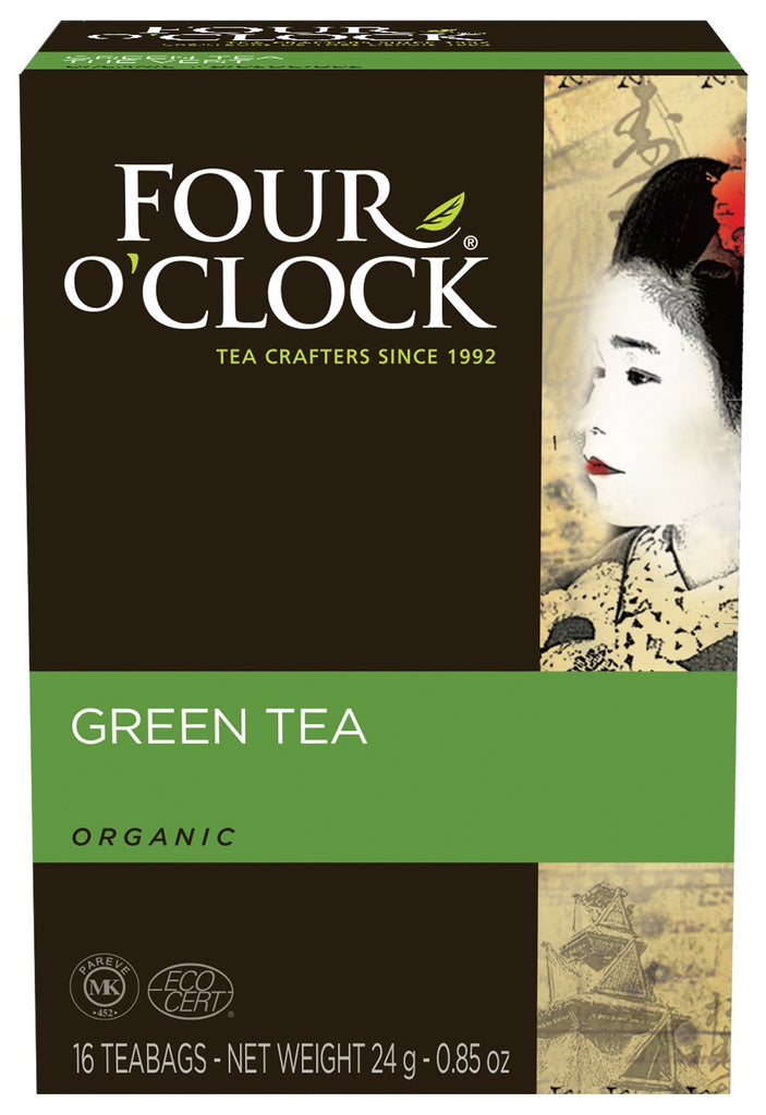 Four O'Clock Tea Japanese Green Tea Org (6-16ct) (jit) - Pantree