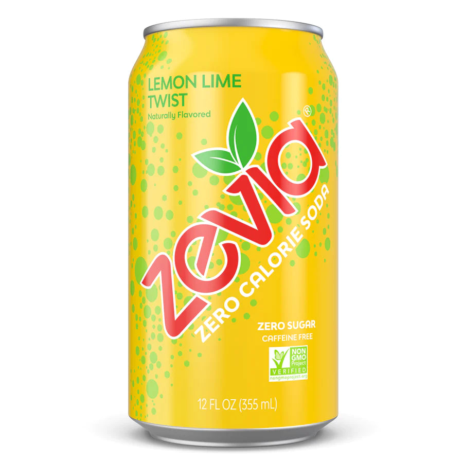 Zevia Soda - Lemon Lime Twist (24x355ml) (jit) - Pantree