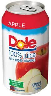 Dole 100% Apple Juice Can (12-340 mL) - Pantree