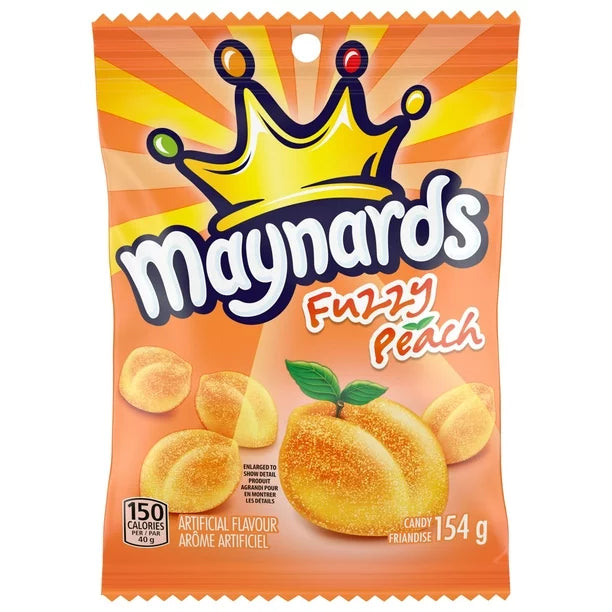 Maynards - Fuzzy Peach Candy (12x154g) (jit) - Pantree