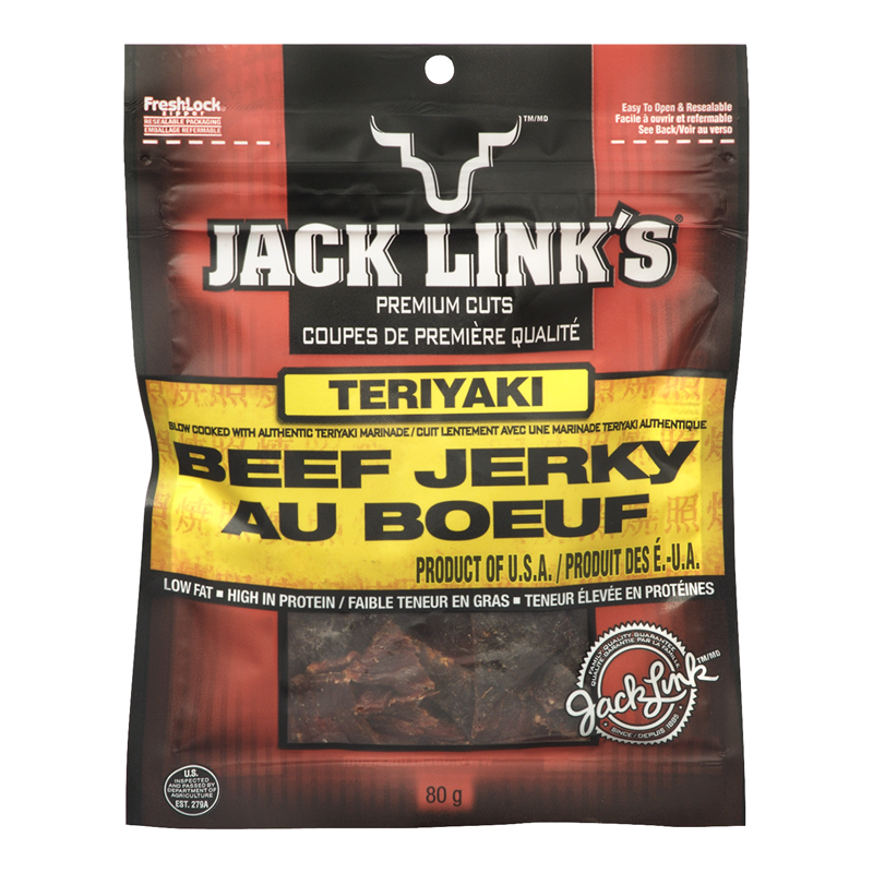 Jack Link's Beef Jerky - Teriyaki (12-80 g) (jit) - Pantree