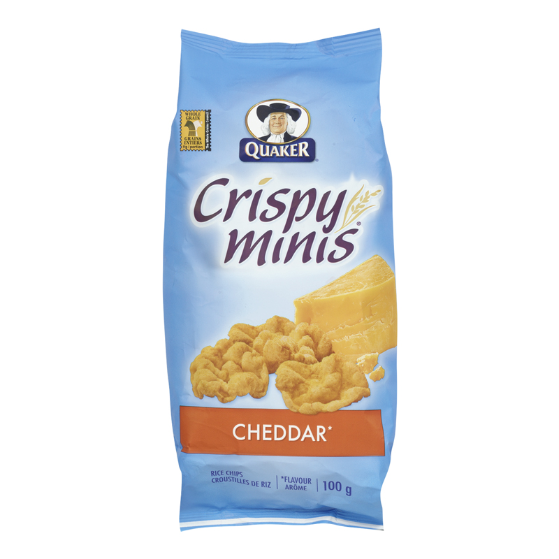 Quaker Crispy Mini Cheddar Cheese (12-100 g) (jit) - Pantree