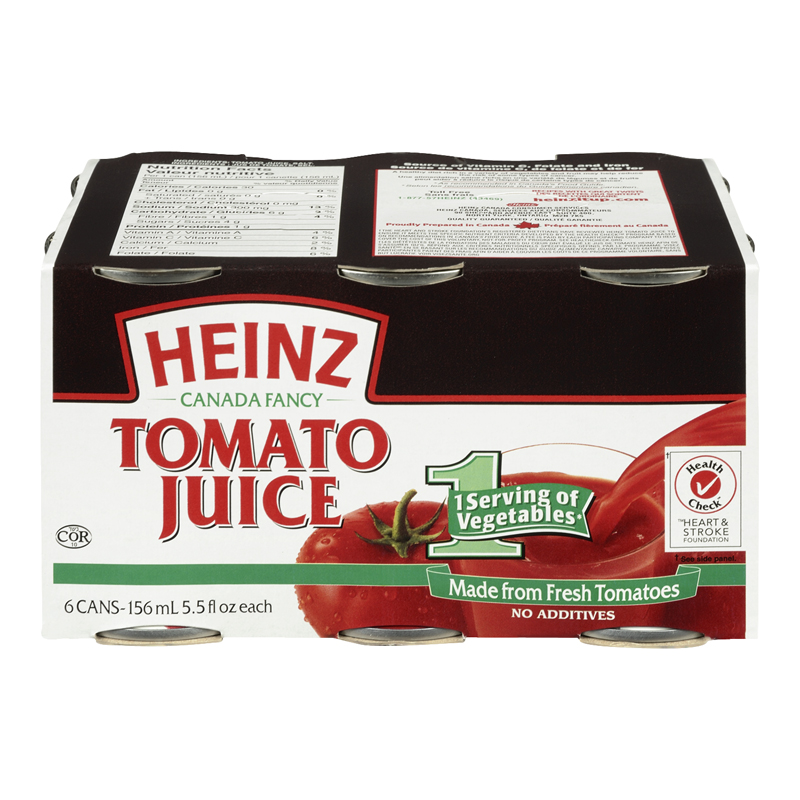 Heinz Tomato Juice (48 - 156mL) - Pantree