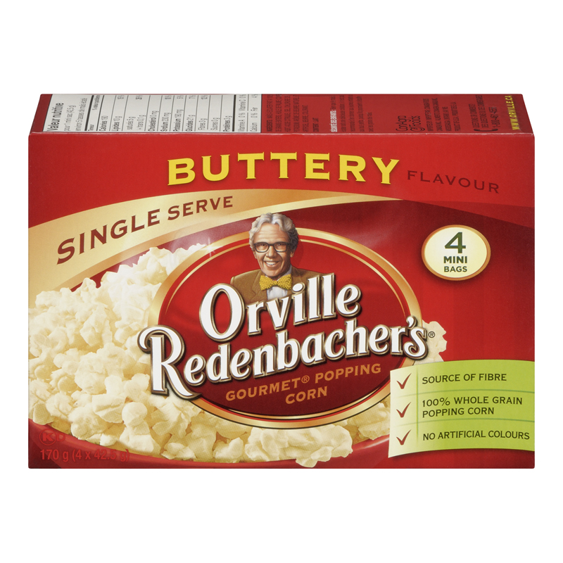 Orville Redenbacher's Buttery Microwavable Popcorn  Mini 4 Pack (12- 170 g (48 packs)) (jit) - Pantree