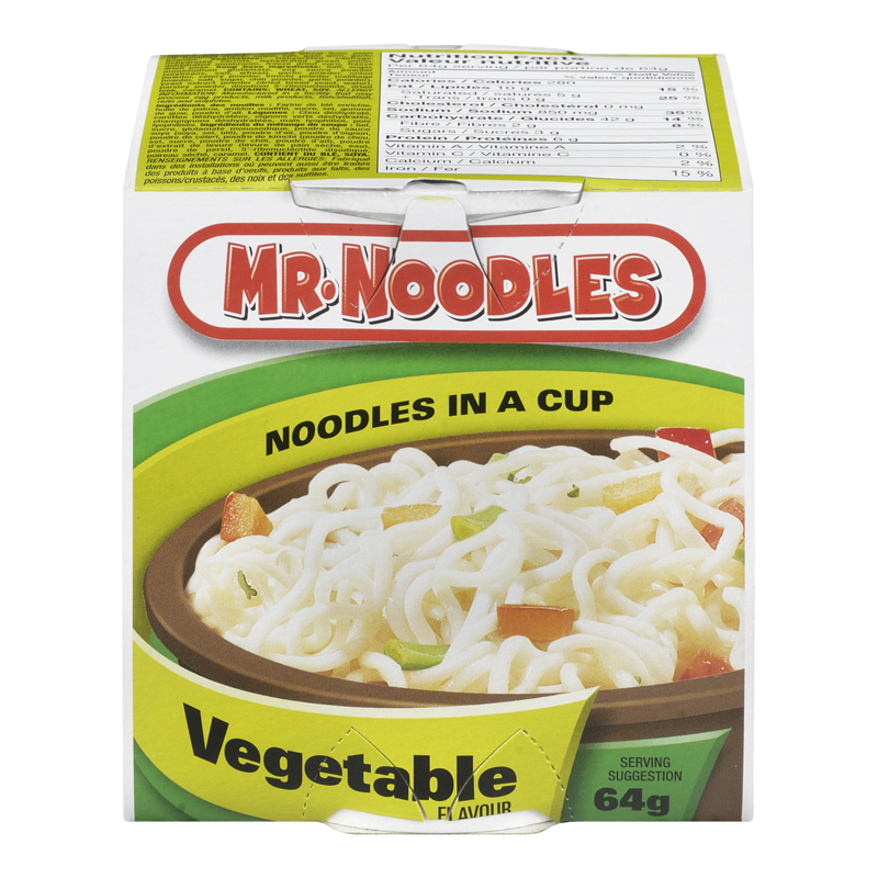 Mr. Noodle Soup Cup Garden Veg. (12-64 g) (jit) - Pantree