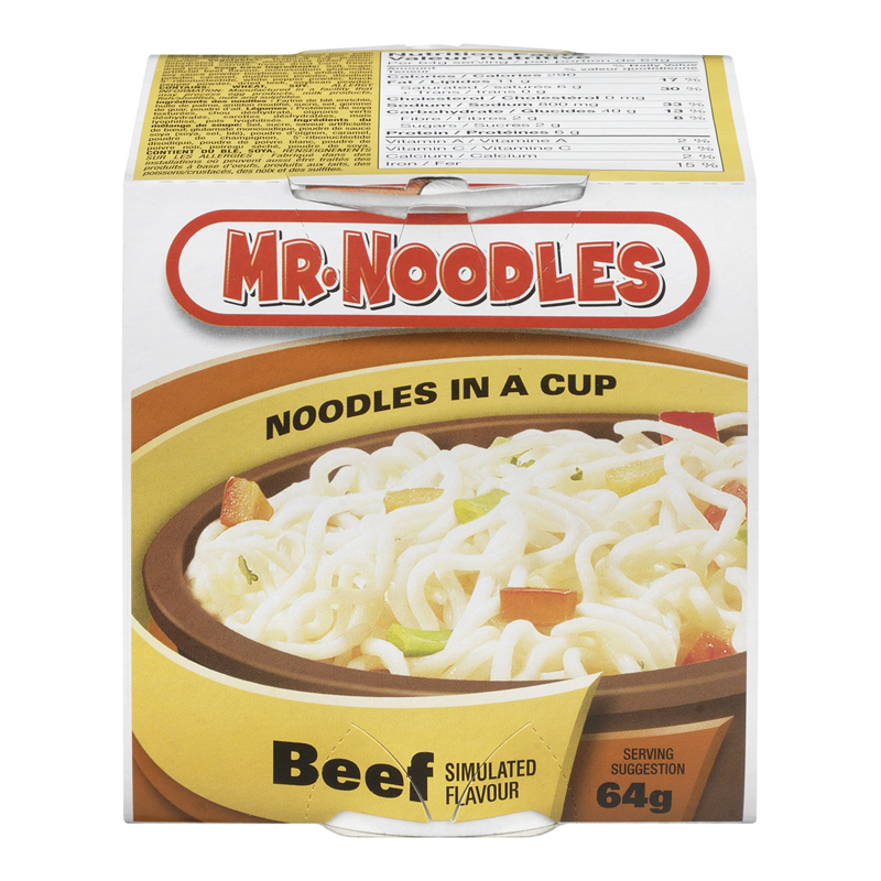 Mr. Noodle Soup Cup Beef (12-64 g) (jit) - Pantree
