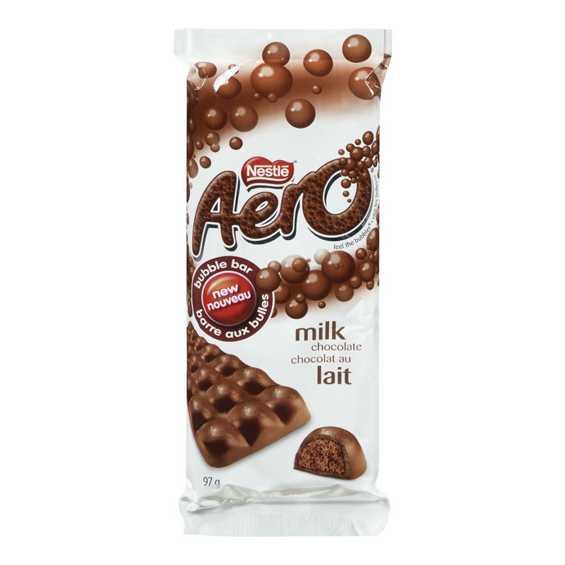 Aero Milk Chocolate Bubble Bar (15-97 g) (jit) - Pantree