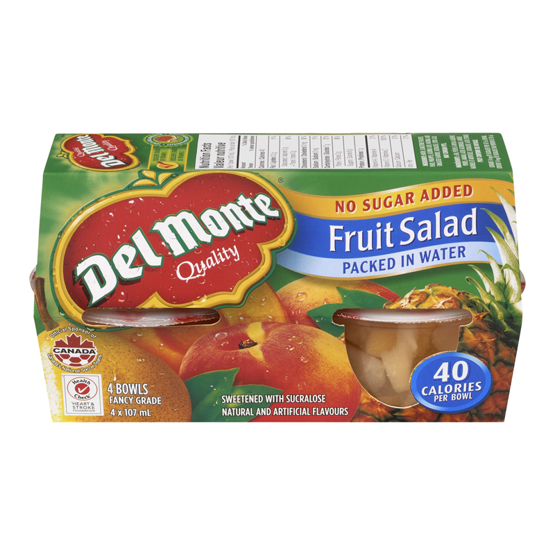 Del Monte Fruit Salad In Water NSA (24-107 mL) (jit) - Pantree