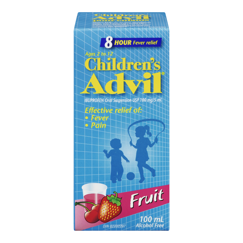 Advil Childrens Suspension Fruit (1-100 mL) - Pantree