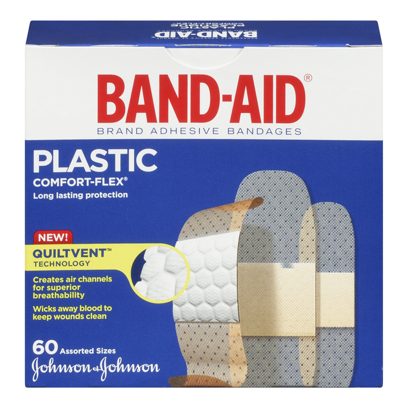 Band Aid Plastic Comfort Flex (1-60 ea) (jit) - Pantree