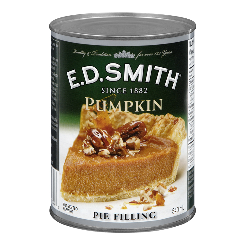 E.d. Smith Pie Filling Pumpkin (12-540 mL) (jit) - Pantree