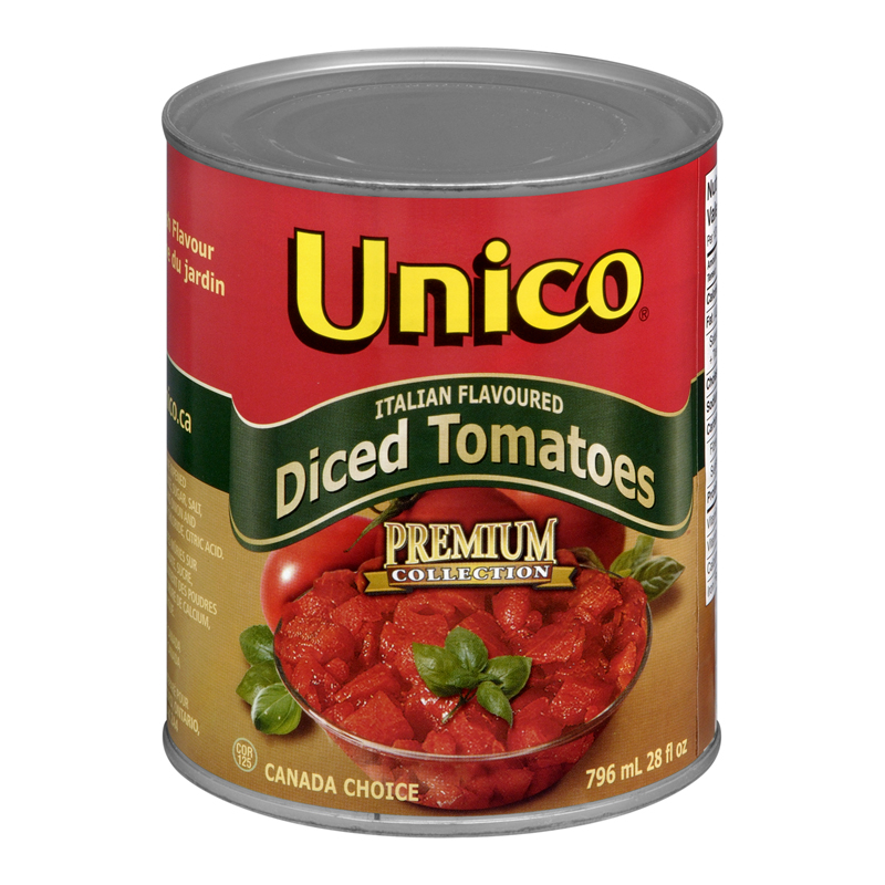 Unico Tomatoes Diced Premium (24-796 mL) (jit) - Pantree