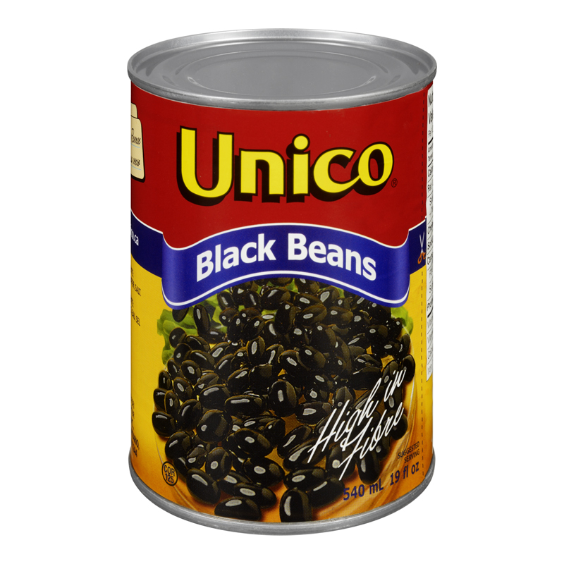 Unico Black Beans (24-540 mL) (jit) - Pantree