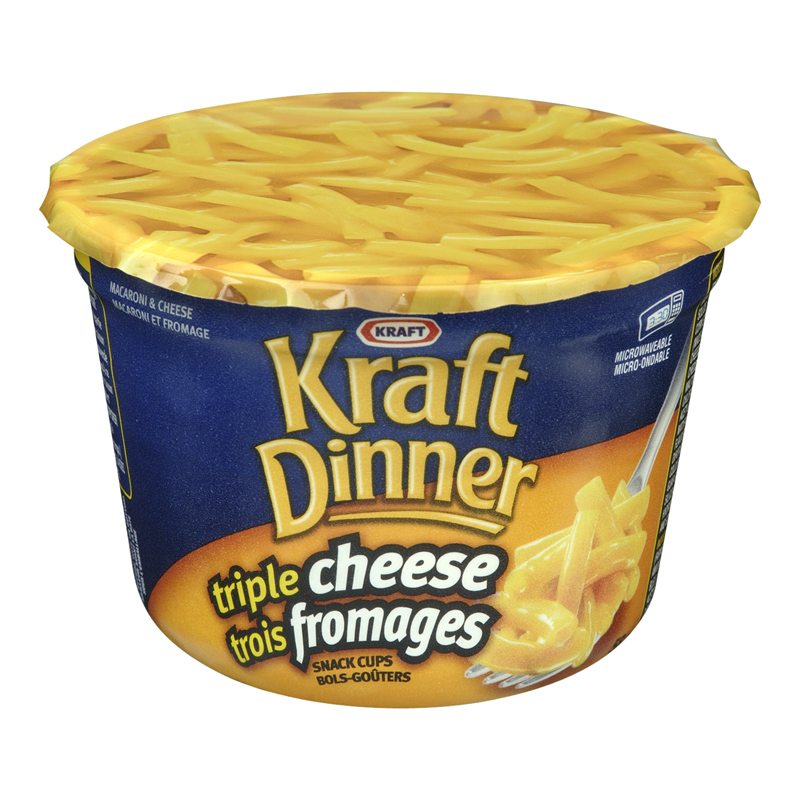 Kraft Dinner Cup Three Cheese (10-58 g) (jit) - Pantree