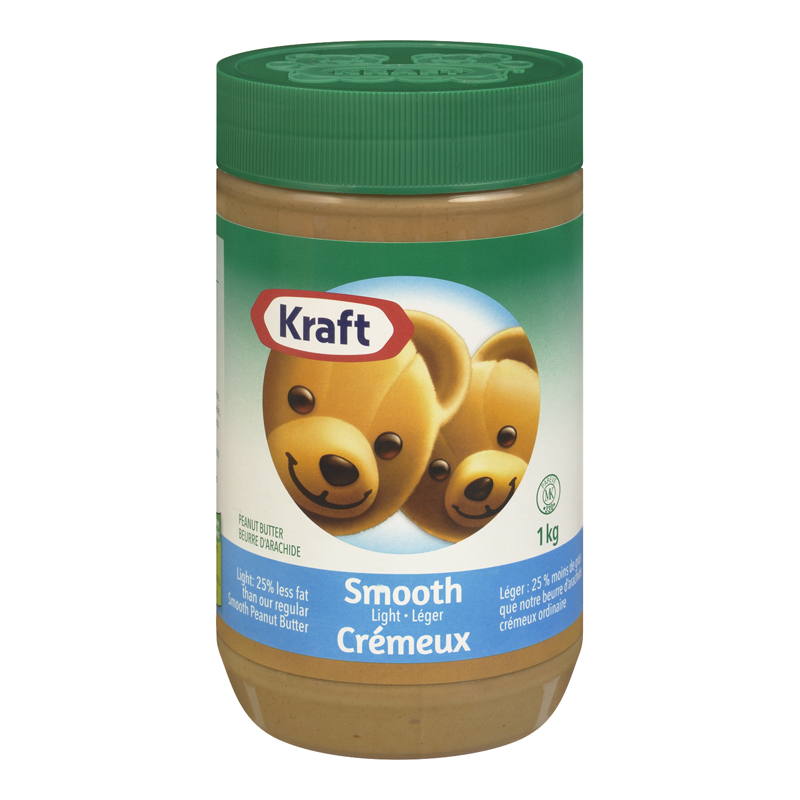 Kraft Peanut Butter Smooth Light (12-1 kg) (jit) - Pantree
