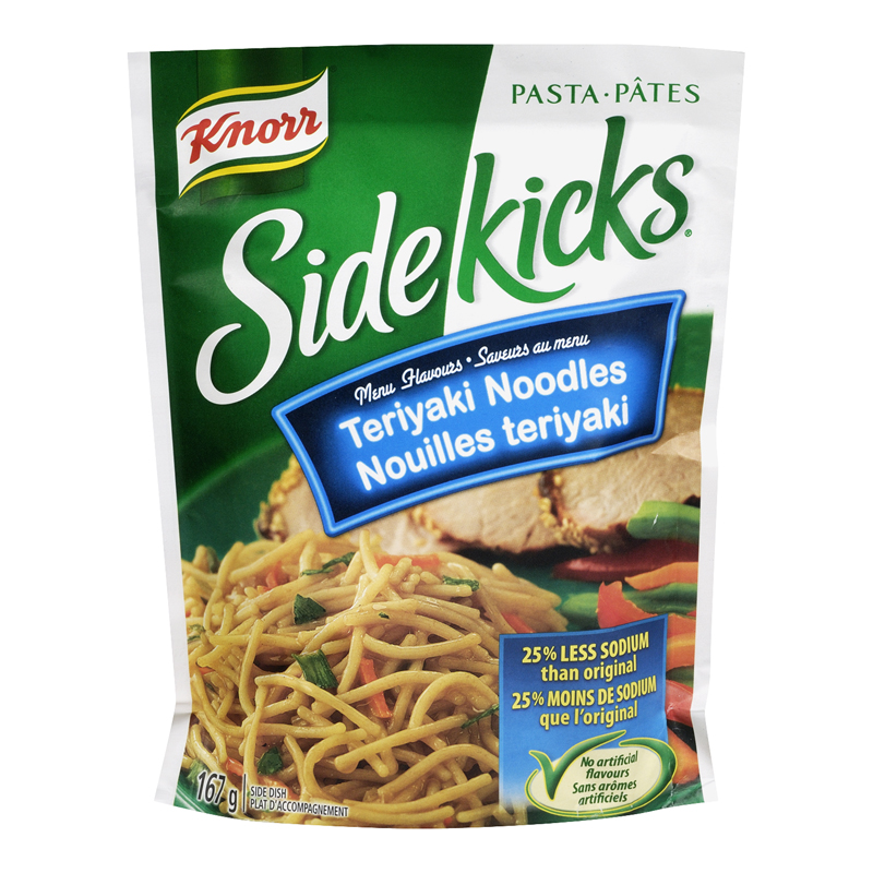 Lipton Sidekick Teriyaki Noodles (8-167 g) (jit) - Pantree