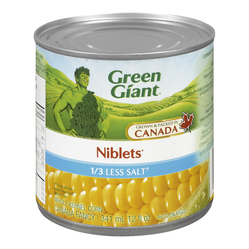 Green Giant Corn Niblets 1/3 Less Salt (12-341 mL) (jit) - Pantree