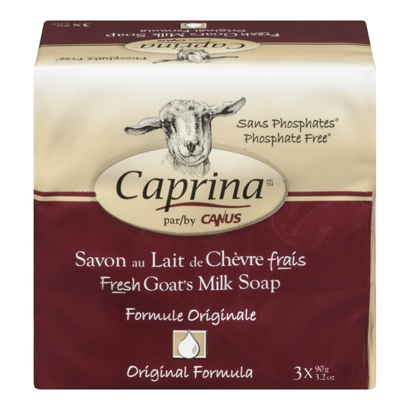 Caprina Goat's Milk Soap Original (8-90 g (3 Packs)) (jit) - Pantree