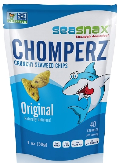 Seasnax Chomperz Seaweed Snack Original Chips (Non-GMO) (8-30 g) (jit) - Pantree