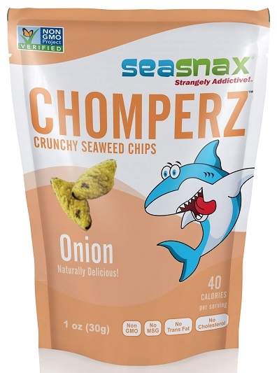 Seasnax Chomperz Seaweed Snack Onion Chips (Non-GMO) (8-30 g) (jit) - Pantree
