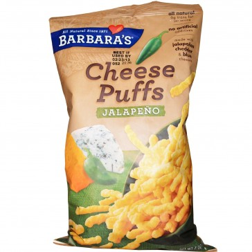 Barbara's Bakery Cheez Puffs Jalapeno (Non-GMO) (12-198 g) (jit) - Pantree
