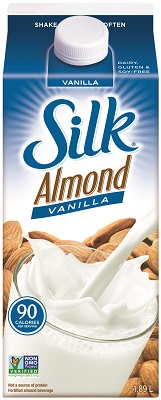 Silk True Almond Vanilla Beverage (Gluten Free, Non-GMO, Vegan, Kosher) (1.89 L Carton) (jit) - Pantree