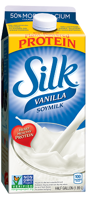 Silk Soy Beverage - Vanilla (Gluten Free, Non-GMO, Vegan, Kosher) (1.89 L Carton) (jit) - Pantree