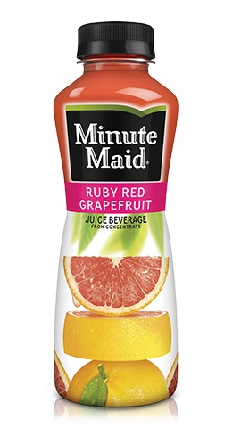 Minute Maid Pink Grapefruit (Plastic) (12-355 mL) - Pantree