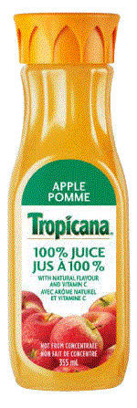 Tropicana Temptations 100% Apple (12-355 mL) (jit) - Pantree