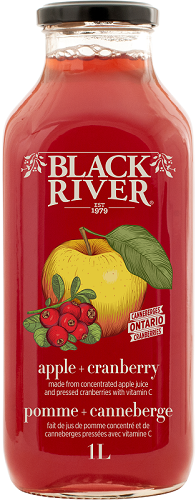Black River Juice Blends Apple & Cranberry (12-1 L) - Pantree