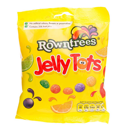 Rowntrees Jelly Tots (Products Of The U.K.) (10-150 g) (jit) - Pantree