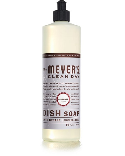 Mrs. Meyers Clean Day Dish Soap Lavender -  (Does not contain chlorine bleach, ammonia, petroleum distillates, parabens, phosphates or phthalates. Concentrated, biodegradable formulas) (6-473 - Pantree