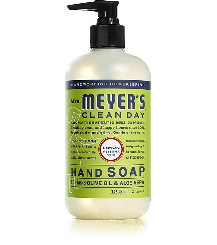 Mrs. Meyers Clean Day Hand Soap Lemon Verbena -  (Does not contain chlorine bleach, ammonia, petroleum distillates, parabens, phosphates or phthalates. Concentrated, biodegradable formulas) ( - Pantree