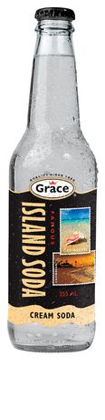 Grace Island Soda Cream Soda (12-355 mL) (jit) - Pantree