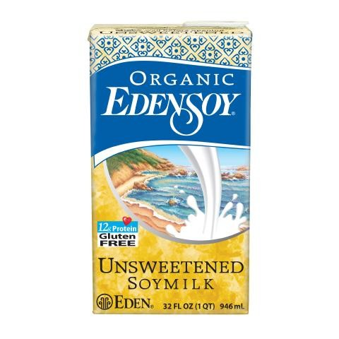 Eden Foods Unsweetened Organic Soy Beverage (12-946 mL) (jit) - Pantree