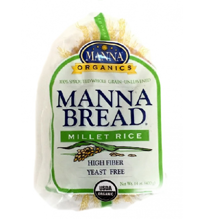Nature's Path Manna Sprouted Bread Millet Rice (Frozen, Organic, Kosher) (8-400 g) (jit) - Pantree
