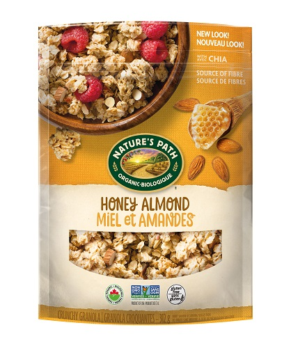 Nature's Path Pure Oats Granola Honey Almond (Organic, Gluten Free, Non-GMO, Kosher) (8-312 g) (jit) - Pantree
