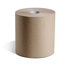 Evolv Natural Kraft Paper Towel Roll - 800 Feet (6 Rolls) - Pantree