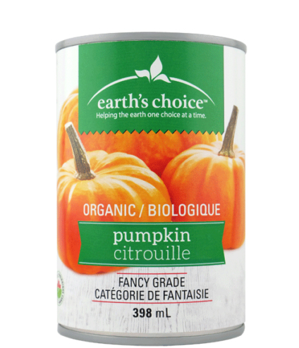 Earth's Choice Organic Pumpkin (Gluten Free, Non-GMO, BPA Free, Kosher, Vegan)	 (12-398 mL) - Pantree