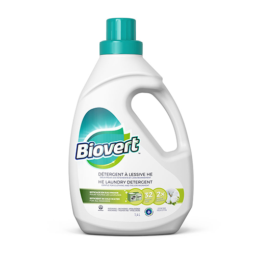 Biovert Laundry Detergent Liquid HE Fresh Cotton (32 Loads) (6-1.4 L) (jit) - Pantree