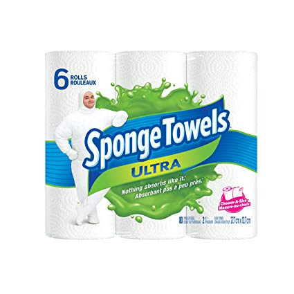 Sponge Towels Paper Towel Ultra Choose a Size -(53606) (4-6 ea) - Pantree