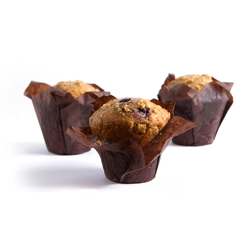 Sweets from the Earth Muffins Blueberry Streusel - (Non-GMO, Nut Free, Dairy Free, Kosher, Vegan, Toronto Company) (9-140 g (Wrapped)) (jit) - Pantree