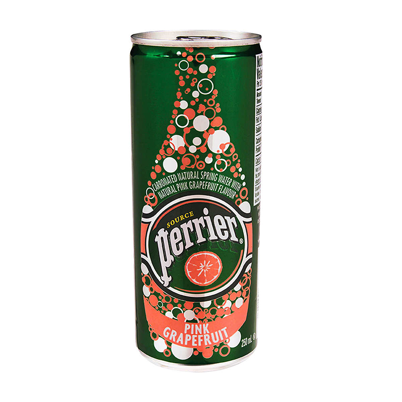 Perrier Slims Grapefruit Sparkling Water (24-330 mL (Cans)) - Pantree