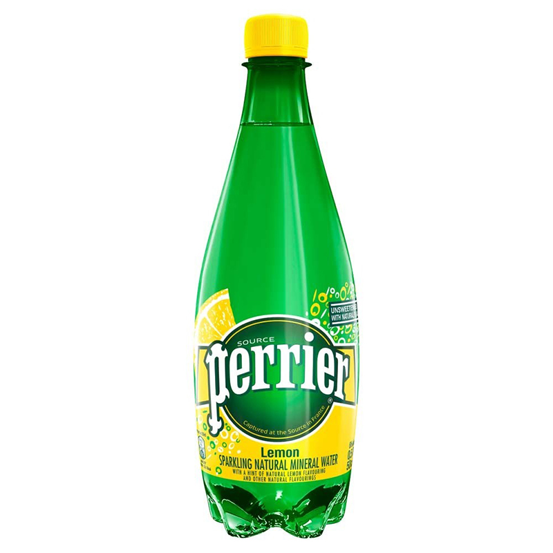 Perrier Sparkling Mineral Water Lemon 24 500 Ml Plastic Pantree